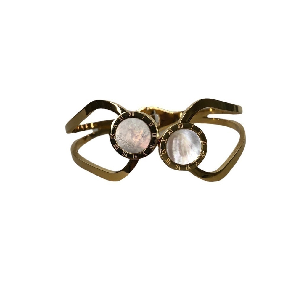 Gold Twist Cuff Bracelet